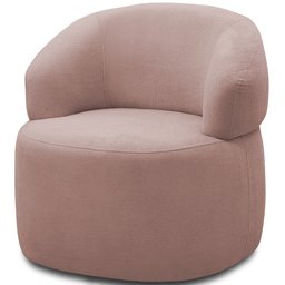 Kit 2 Poltronas Giratórias Sala de Estar Living Orgânico Carmen F04 Veludo Rosê - Lyam Decor - 8 Kit 2 Poltronas Giratórias Sala de Estar Living Orgânico Carmen F04 Veludo Rosê - Lyam Decor - 8