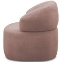 Ver imagem 6 de Kit 2 Poltronas Giratórias Sala de Estar Living Orgânico Carmen F04 Veludo Rosê - Lyam Decor