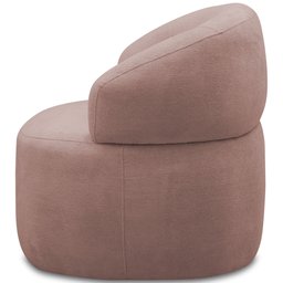 Kit 2 Poltronas Giratórias Sala de Estar Living Orgânico Carmen F04 Veludo Rosê - Lyam Decor - 6 Kit 2 Poltronas Giratórias Sala de Estar Living Orgânico Carmen F04 Veludo Rosê - Lyam Decor - 6