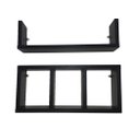 Ver imagem 1 de Nicho Organizador e Prateleira Mdf para Decoração de Ambientes - Preto Tx