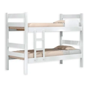 Ver imagem 2 de Kit Beliche de Solteiro Branca com Escada Madeira Reforçada 100% Mdf + 1 Colchão de Espuma D28 Solte