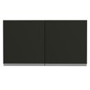 Ver imagem 4 de Armário Aéreo 2 Portas Glamy 120cm Preto Madesa