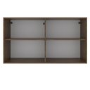 Ver imagem 5 de Armário Aéreo 2 Portas Glamy 120cm Preto Madesa