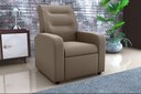Ver imagem 1 de Poltrona Reclinável Classic Suede Cappuccino B255 - Matrix