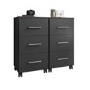 Ver imagem 2 de Kit 2 Gaveteiros com Rodízios 3 Gavetas Pietra 