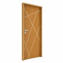 Ver imagem 3 de Porta Agatha 62x210 Fechadura Wc Cromado Lado Direito