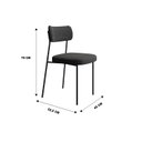 Ver imagem 4 de Conjunto Sala de Jantar Mesa 135x90cm Porto Estilo Industrial com 4 Cadeiras Mona Espresso Móveis