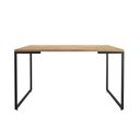 Ver imagem 2 de Conjunto Sala de Jantar Mesa 135x90cm Porto Estilo Industrial com 4 Cadeiras Mona Espresso Móveis