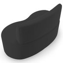 Ver imagem 7 de Sofá 2 Lugares 140cm Orgânico para Sala de Estar Living Larissa L02 Suede Preto - Lyam Decor