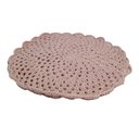 Ver imagem 2 de Kit 6 Sousplat em Crochê Artesanal Cor Rose - Majú Decor