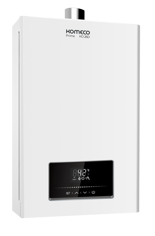 Aquecedor De Água A Gás Komeco Ko 26d Prime Branco  Digital Com Wifi 26 Litros Bivolt Gás GLP Com Ki - 3