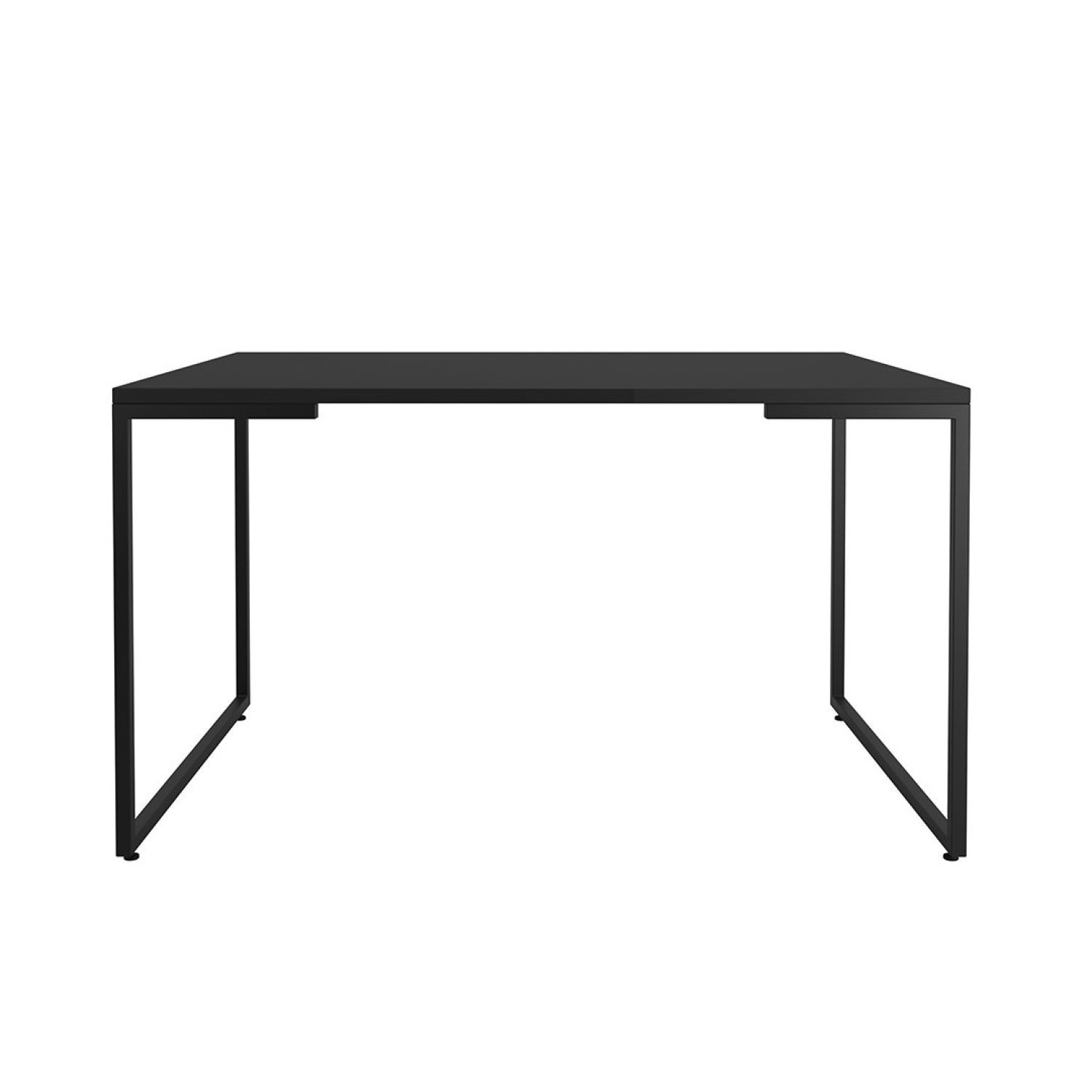 Conjunto Sala de Jantar Mesa 135x90cm Porto Estilo Industrial com 4 Cadeiras Mona Espresso Móveis - 2