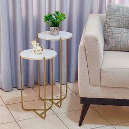Mesa Lateral Veneza Dourada 300 X 650mm (6001off/off/d) - 3
