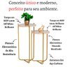 Mesa Lateral Veneza Dourada 300 X 650mm (6001off/off/d) - 2