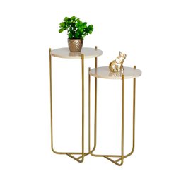 Mesa Lateral Veneza Dourada 300 X 650mm (6001off/off/d) - 1