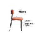 Ver imagem 5 de Conjunto Sala de Jantar Mesa 135x90cm Porto Estilo Industrial com 4 Cadeiras Mona Espresso Móveis