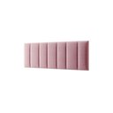 Ver imagem 2 de Painel Cabeceira Casal Cancun Suede Rose