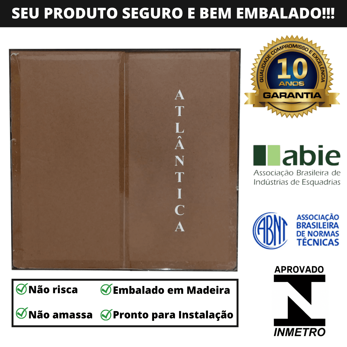 Janela de Alumínio Preto | Vitro Maximar | Linha Magnum | Atlântica:A=0,60m x L=0,60m - 5