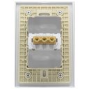 Ver imagem 2 de Conjunto Tomada Interruptor Simples Horizontal 4x2 - Rvb-1000/2 - Ravenna