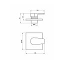 Ver imagem 2 de Acabamento Monocomando Ducha Higiênica Base Deca - Led Perflex