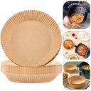 Ver imagem 1 de Kit 50 Forro De Papel Tapete Forma Airfryer Microondas Forno Fritadeira Antiaderente