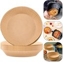 Ver imagem 1 de Kit 50 Forro De Papel Tapete Forma Airfryer Microondas Forno Fritadeira Antiaderente