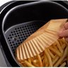 Kit 50 Forro De Papel Tapete Forma Airfryer Microondas Forno Fritadeira Antiaderente - 10