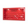 Nicho De Embutir Com Lâmpada Led 63X35 Vermelho - 1