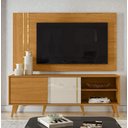 Ver imagem 1 de Painel com Bancada para TVs de até 60 polegadas Cronos Cinamomo Off White  Madetec