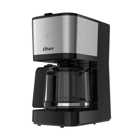 Cafeteira Oster Inox OCAF600 127V 750W - 32 Cafezinhos - 1,2L - com Jarra de Vidro Filtro Removível