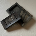 Ver imagem 2 de Saboneteira com Rebaixo Italiano Quartzito Bronzita Vintage