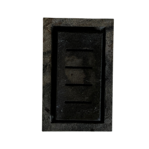 Saboneteira com Rebaixo Italiano Quartzito Bronzita Vintage