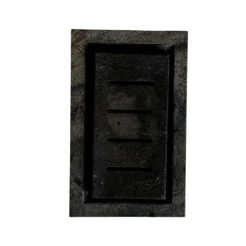 Saboneteira com Rebaixo Italiano Quartzito Bronzita Vintage