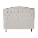Ver imagem 7 de Kit Cabeceira e Calçadeira com Baú 195 Cm King Casal Diana Suede Bege - Fina Mobília