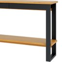 Ver imagem 4 de Aparador para Sala de Estar 180cm com 1 Gaveta Industrial Norton D03 Freijó Preto Fosco - Lyam Decor