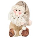 Ver imagem 1 de Decoração Enfeite Natal Tecido Papai Noel Natalino 19cm