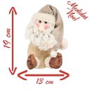Ver imagem 2 de Decoração Enfeite Natal Tecido Papai Noel Natalino 19cm