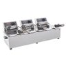 FRITADEIRA ELETRICA PROFISSIONAL TURBO 3 CUBAS 5 LITROS Cotherm - 2