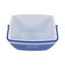 Ver imagem 4 de Caixa Térmica 34 Litros Bel Lazer com Suporte para Bebidas e Alça Azul