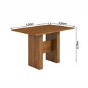 Ver imagem 3 de Mesa Quick Imbuia c/ 4 Cadeiras Napoli Imbuia Tecido Cacau