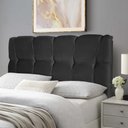 Ver imagem 1 de Cabeceira Cama Box Queen 160cm Suede Velut Preto - King House