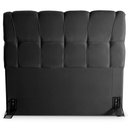 Ver imagem 4 de Cabeceira Cama Box Queen 160cm Suede Velut Preto - King House