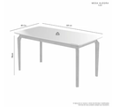 Ver imagem 5 de Mesa de Jantar Alegra Jcm Movelaria Cinamomo 1,20m