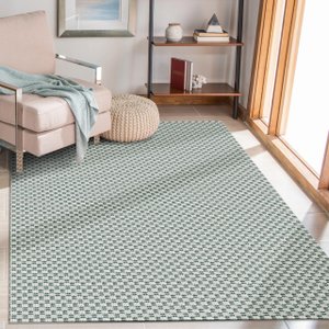 Tapete Passadeira Antiderrapante Algodão 40 x 140 Pilão:Verde Mesclado