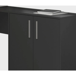 Mesa de Escritório em L 2 Gavetas 3 Portas Office Nt 2005  - 12