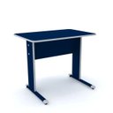 Ver imagem 1 de MESA P/ ESCRITÓRIO 92X61 PANDIN MAXXI - AZUL/CINZA MX90