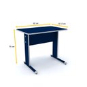Ver imagem 2 de MESA P/ ESCRITÓRIO 92X61 PANDIN MAXXI - AZUL/CINZA MX90