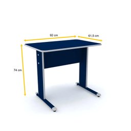 MESA P/ ESCRITÓRIO 92X61 PANDIN MAXXI - AZUL/CINZA MX90 - 2