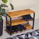 Ver imagem 2 de Sapateira Multiuso Banco Organizador de Calçados Hall Entrada