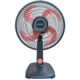 Ventilador de Mesa Mallory Elegance Rosé 30 cm 4 Pás 3 Velocidades 42W - 2